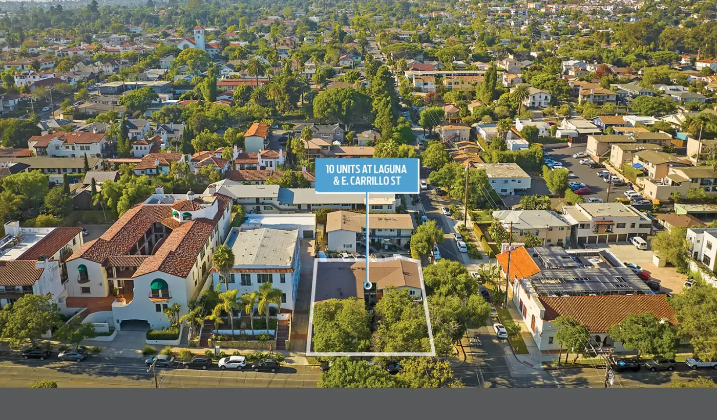 333 E Carrillo St, Santa Barbara — 10-unit Multifamily